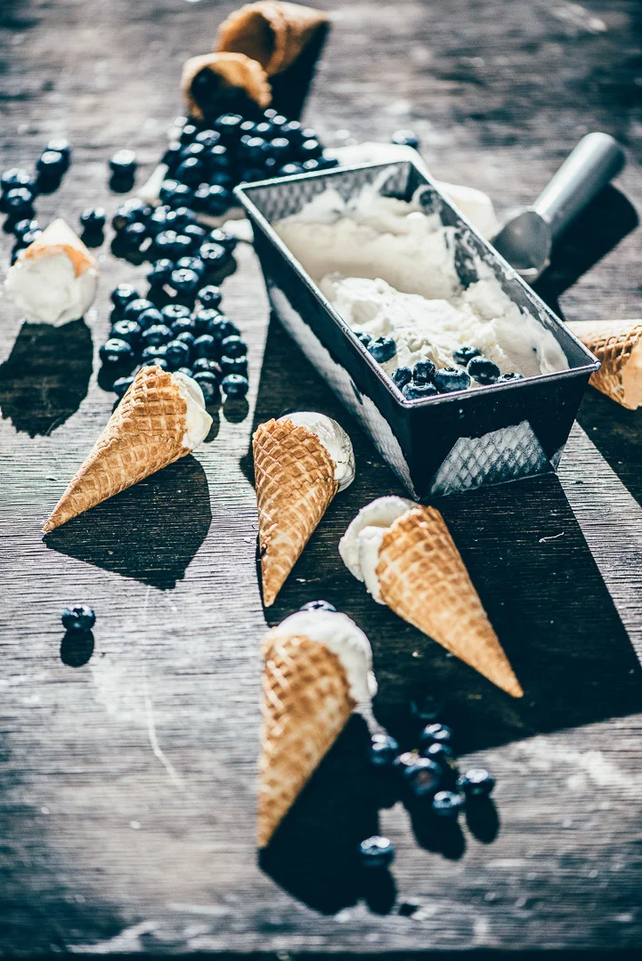 Fresh Berries, Ice Cubes – Culinary Photography