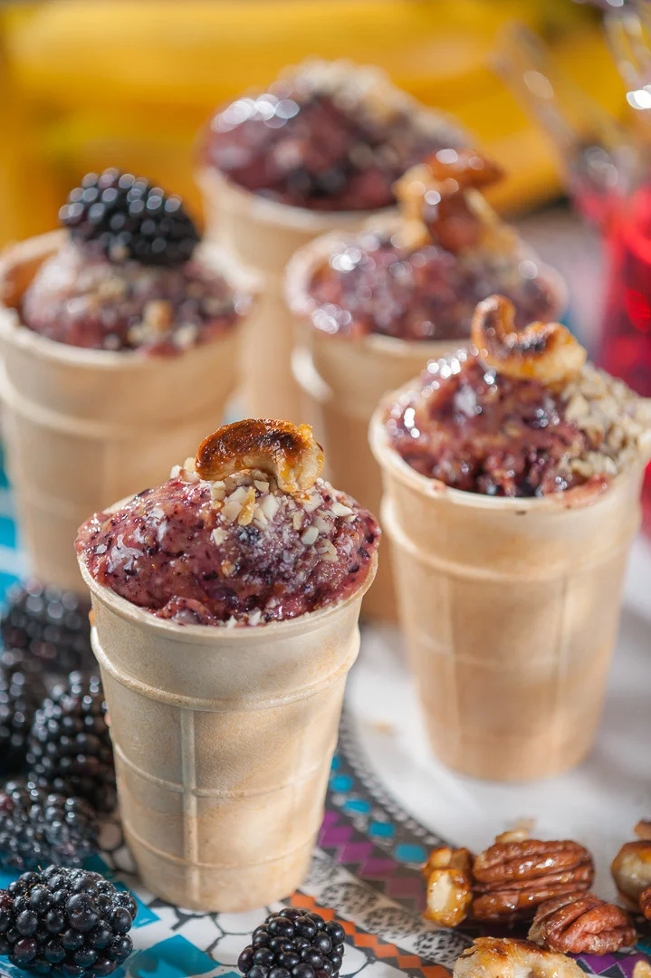 Cooked Cones with Nuts and Berries – Restaurant Photography Portfolio