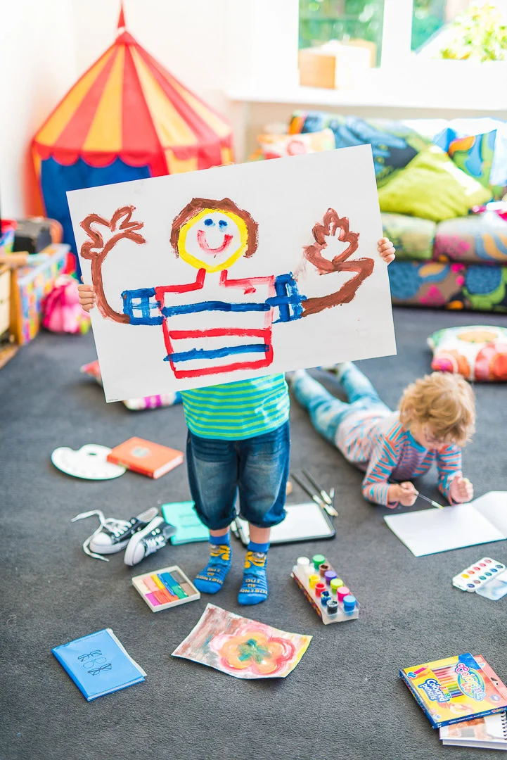 Kids Creative Workshop, Paints and Paper – Kids Portrait Photography