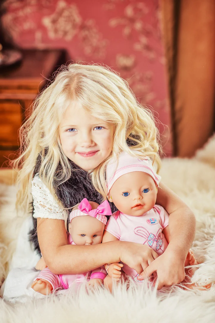 Child Portrait, Warm Tones, Playful Moment – Children's Photography