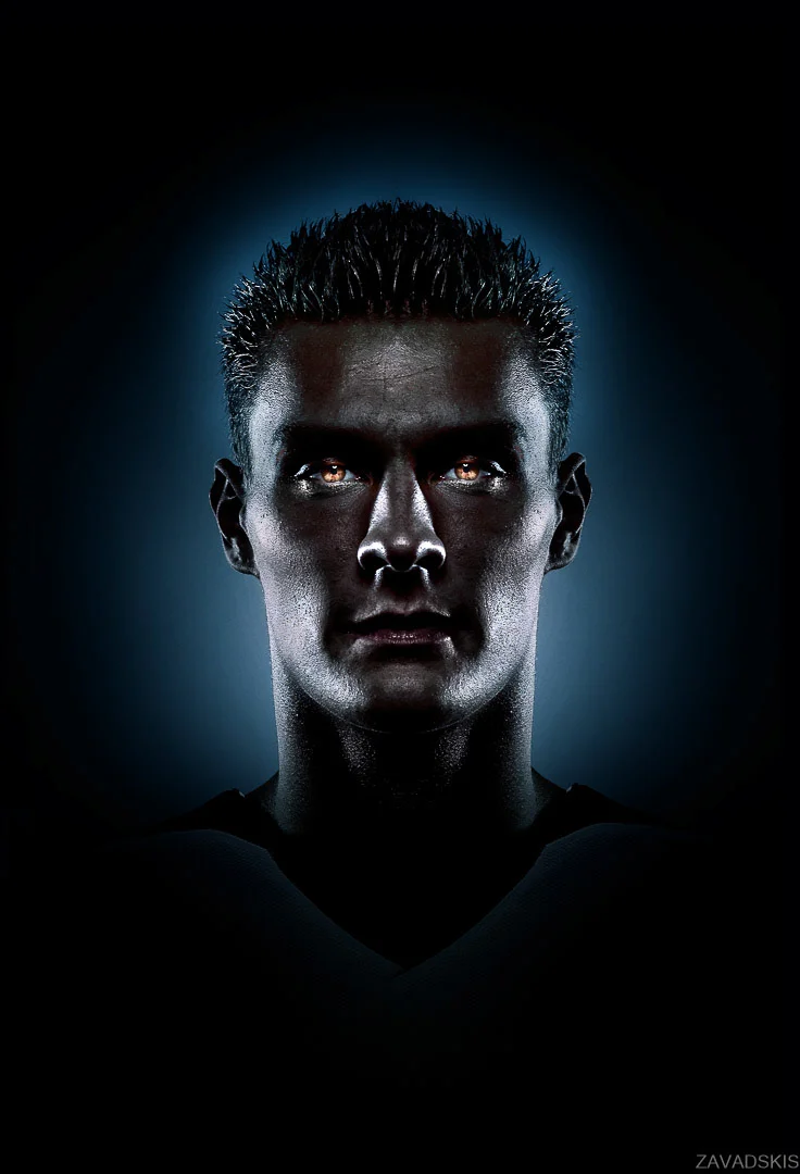 Male Portrait, Black-and-White – Editorial Portrait Image